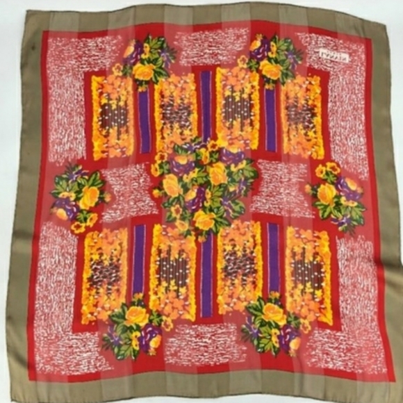 LANVIN Vintage Silk Scarf - Picture 1 of 7